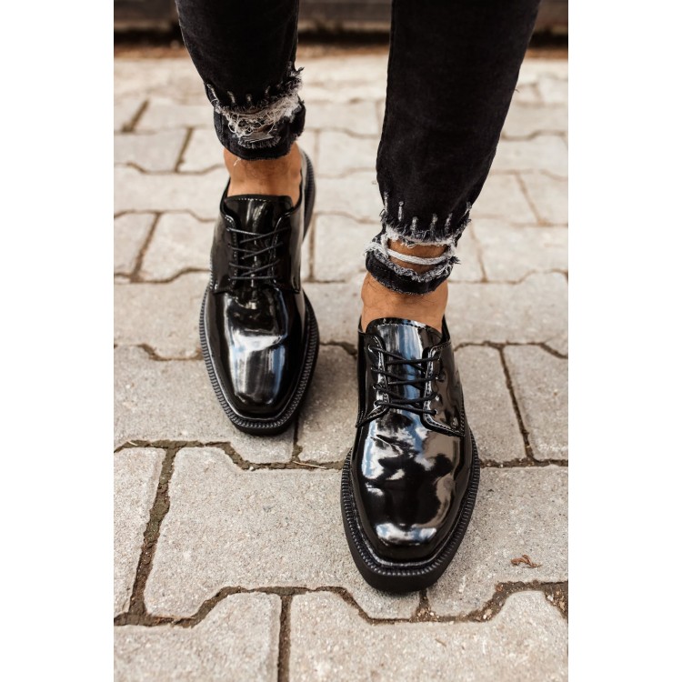 CH001 - RST Classic Lace Erkek Ayakkabı SIYAH