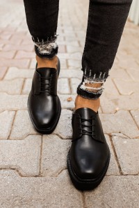 CH001 - FST Classic Lace Erkek Ayakkabı SIYAH