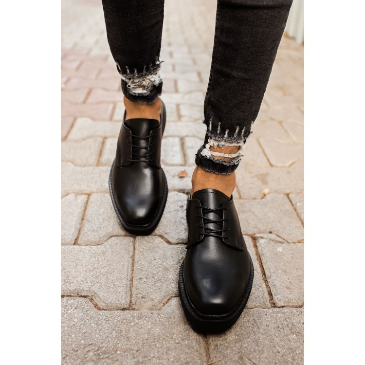 CH001 - FST Classic Lace Erkek Ayakkabı SIYAH