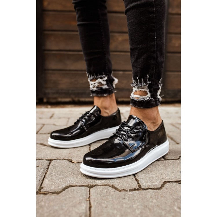 CH003 - RBT Pelle Verniciata Classica Erkek Ayakkabı SIYAH