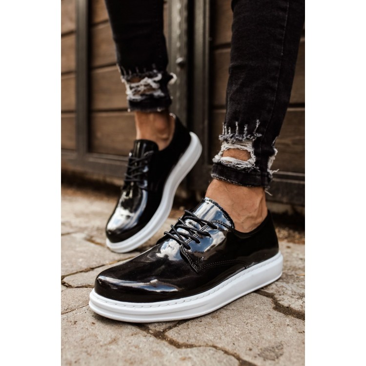 CH003 - RBT Pelle Verniciata Classica Erkek Ayakkabı SIYAH