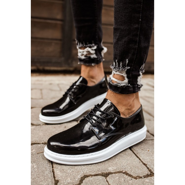 CH003 - RBT Pelle Verniciata Classica Erkek Ayakkabı SIYAH