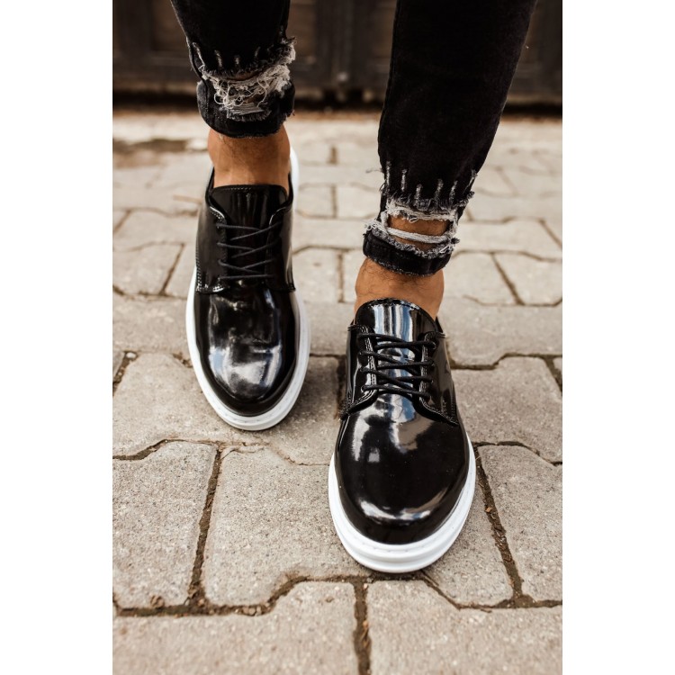 CH003 - RBT Pelle Verniciata Classica Erkek Ayakkabı SIYAH