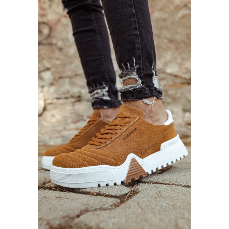 CH037 - SBT Erkek Ayakkabı TABA/BEYAZ