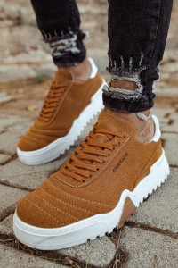 CH037 - SBT Erkek Ayakkabı TABA/BEYAZ