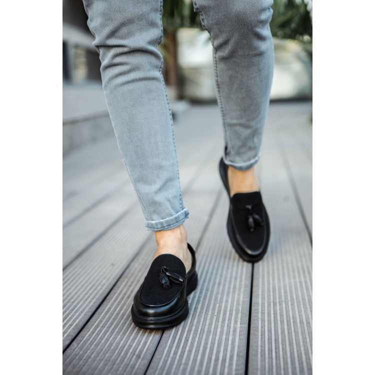 CH002 - CST Loafer Pelle Erkek Ayakkabı SIYAH