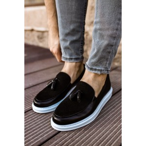 CH002 - CBT Loafer Pelle Erkek Ayakkabı SIYAH