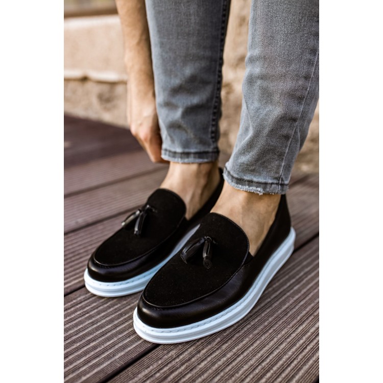 CH002 - CBT Loafer Pelle Erkek Ayakkabı SIYAH