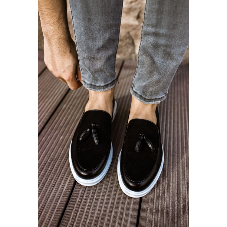 CH002 - CBT Loafer Pelle Erkek Ayakkabı SIYAH