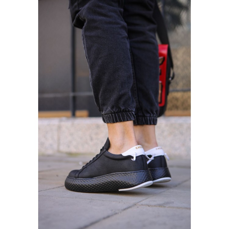 CH107 - CST Felibord Erkek Ayakkabı SIYAH/BEYAZ