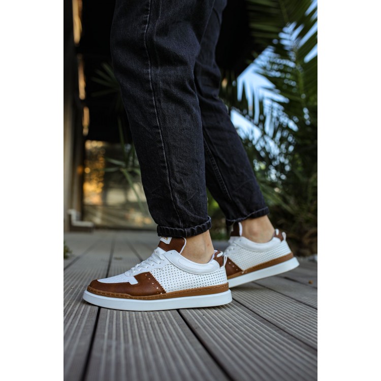 CH201 - CBT Hercules Erkek Ayakkabı TABA/BEYAZ CH201 - CBT Hercules Erkek Ayakkabı TABA/BEYAZ