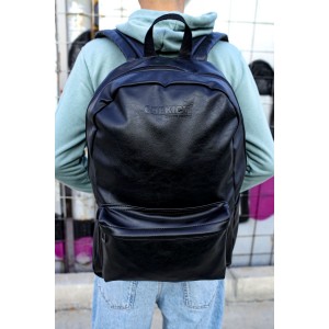 CNT006 - Cilt Deri Erkek Sırt Çantası SIYAH