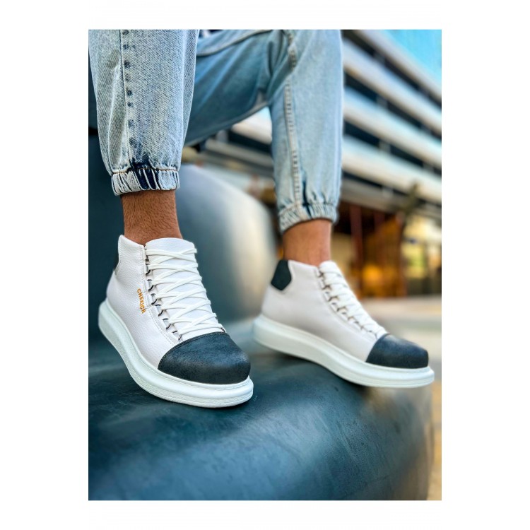 CH258 - GBT Roma Colourful Erkek Bot BEYAZ/ANTRASIT CH258 - GBT Roma Colourful Erkek Bot BEYAZ/ANTRASIT