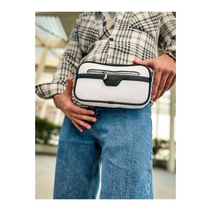 CH101 - Poani Tablet Erkek Çanta BEYAZ/SIYAH