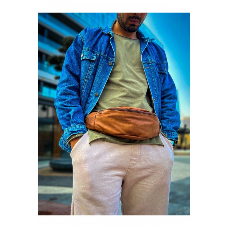 CNT010 - Cilt Deri Erkek Çapraz Çanta TABA