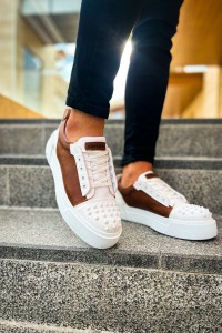 CH169 - CBT Thorn Erkek Ayakkabı BEYAZ/TABA