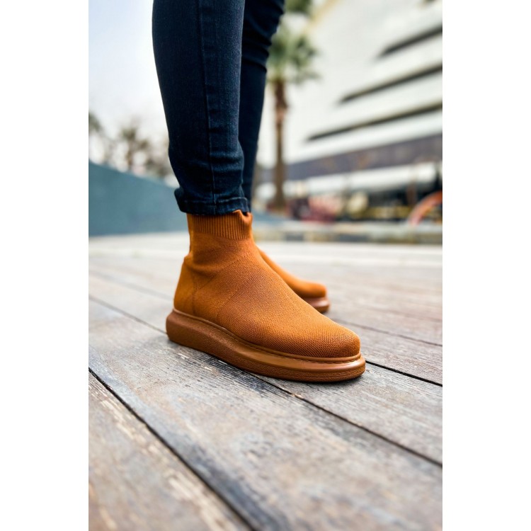 CH207 - TRT Maglieria-T Erkek Ayakkabı TABA