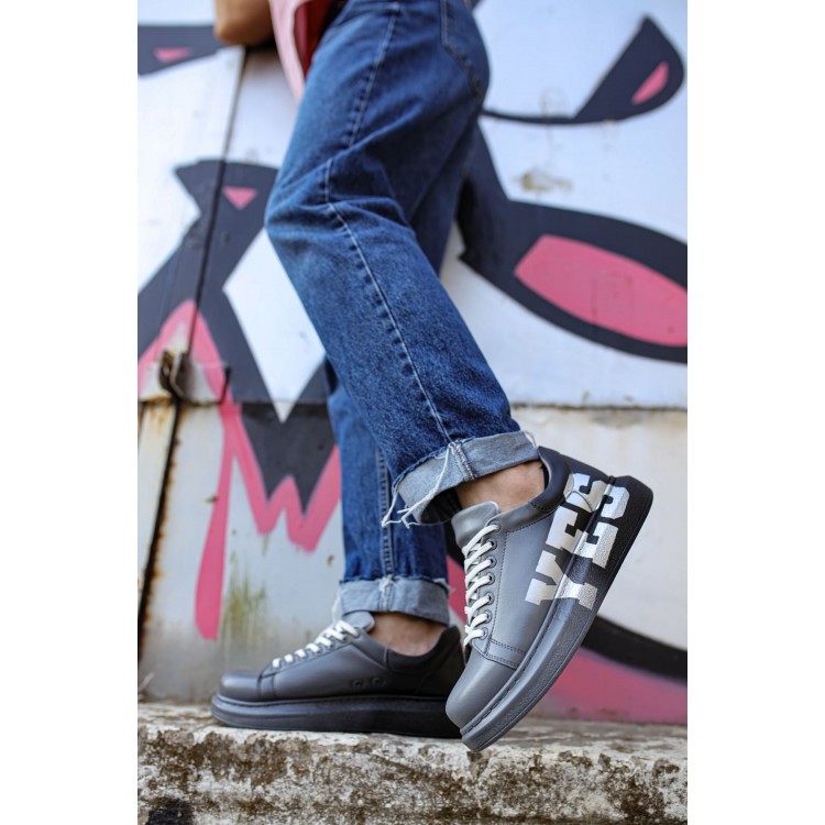 CH254 - CBT Pittura Erkek Ayakkabı 402 YS GRI / KOYU GRI CH254 - CBT Pittura Erkek Ayakkabı 402 YS GRI / KOYU GRI