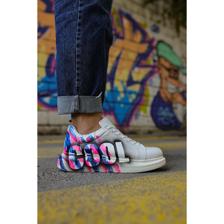 CH254 - CBT Pittura Erkek Ayakkabı 486 PEMBE / MAVI COOL CH254 - CBT Pittura Erkek Ayakkabı 486 PEMBE / MAVI COOL