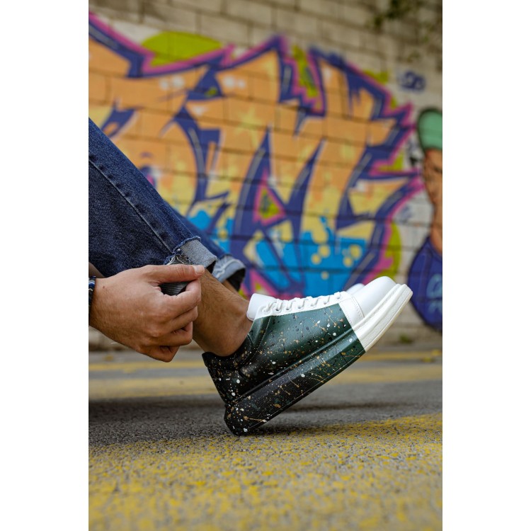 CH254 - CBT Pittura Erkek Ayakkabı 437 BEYAZ / YESIL / SIYAH CH254 - CBT Pittura Erkek Ayakkabı 437 BEYAZ / YESIL / SIYAH