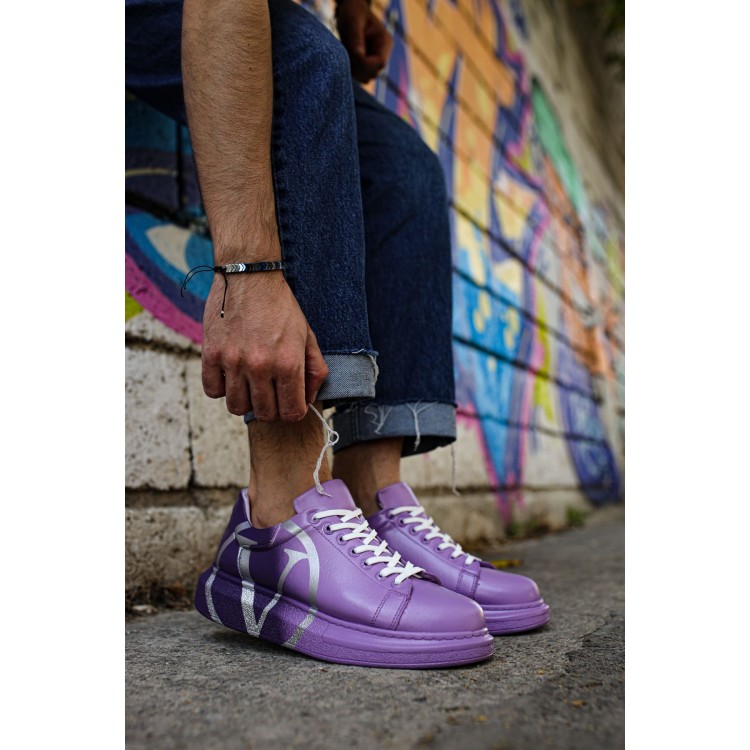 CH254 - CBT Pittura Erkek Ayakkabı 490 MOR/ KOYU MOR V CH254 - CBT Pittura Erkek Ayakkabı 490 MOR/ KOYU MOR V