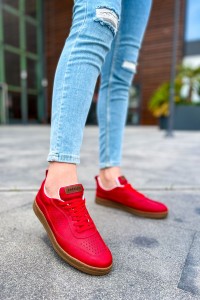 CH157 - CKT Retro Erkek Ayakkabı KIRMIZI