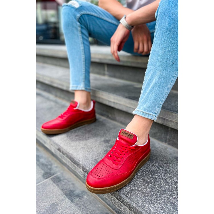 CH157 - CKT Retro Erkek Ayakkabı KIRMIZI CH157 - CKT Retro Erkek Ayakkabı KIRMIZI