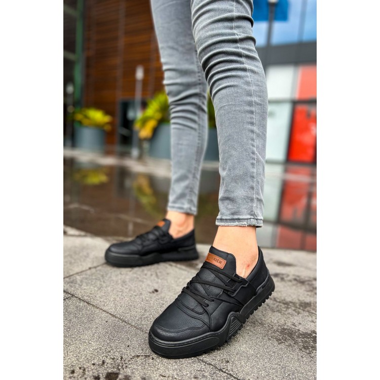 CH067 - GST Warrem Erkek Ayakkabı SIYAH/SIYAH