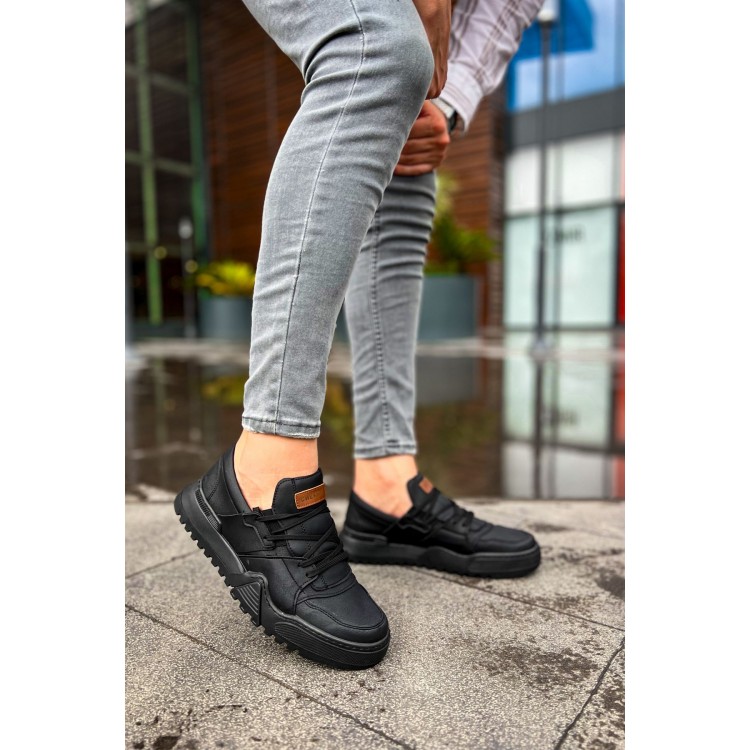 CH067 - GST Warrem Erkek Ayakkabı SIYAH/SIYAH