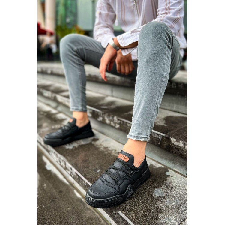 CH067 - GST Warrem Erkek Ayakkabı SIYAH/SIYAH