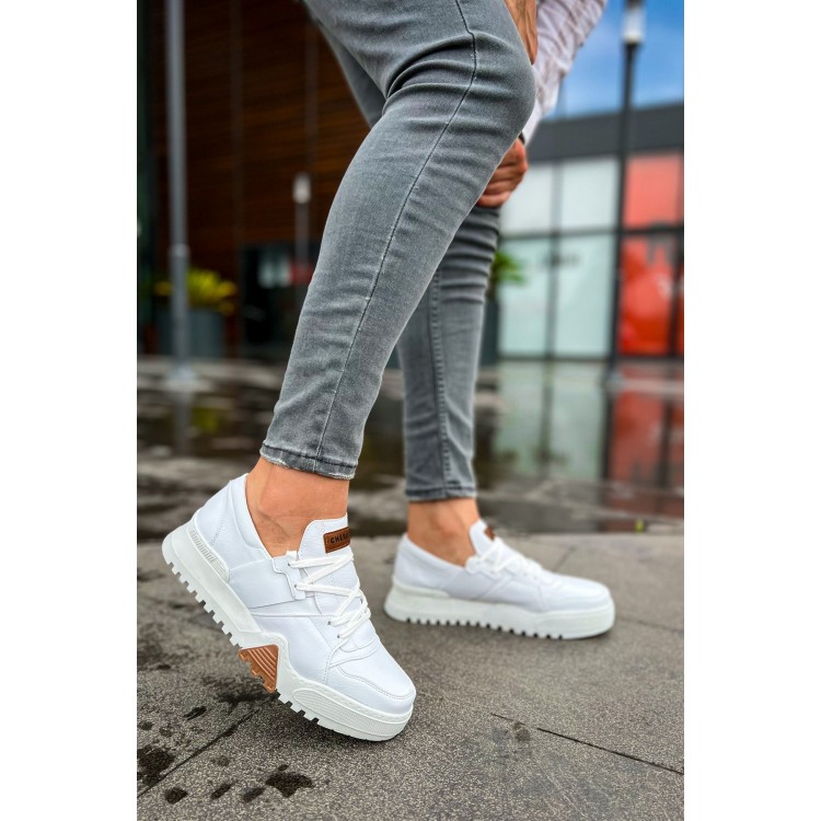 CH067 - GBT Warrem Erkek Ayakkabı BEYAZ / BEYAZ