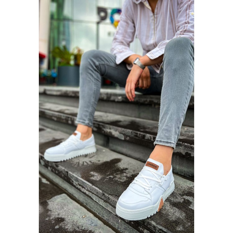 CH067 - GBT Warrem Erkek Ayakkabı BEYAZ / BEYAZ