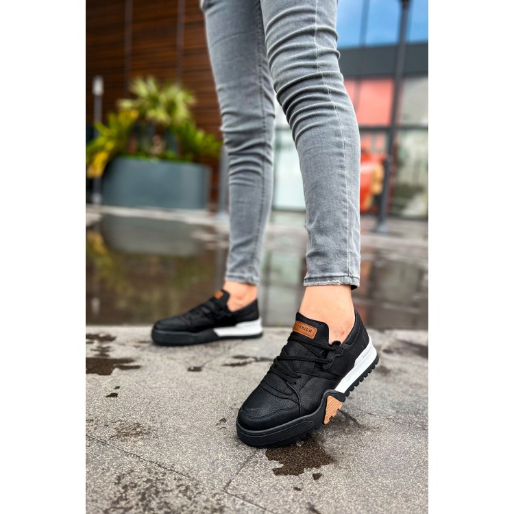 CH067 - GBT Warrem Erkek Ayakkabı SIYAH/SIYAH