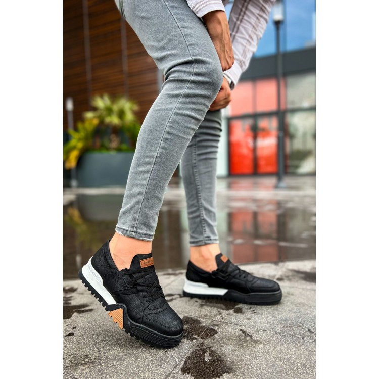 CH067 - GBT Warrem Erkek Ayakkabı SIYAH/SIYAH