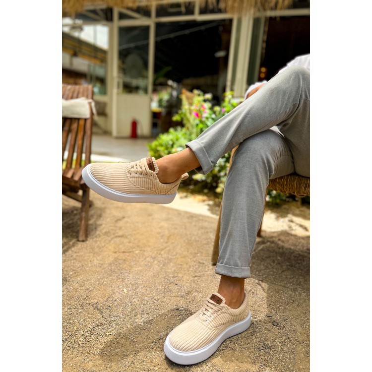 CH173 - KBT Velluto Erkek Ayakkabı BEJ