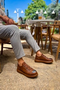 CH251 - CRT Mirror Erkek Ayakkabı TABA