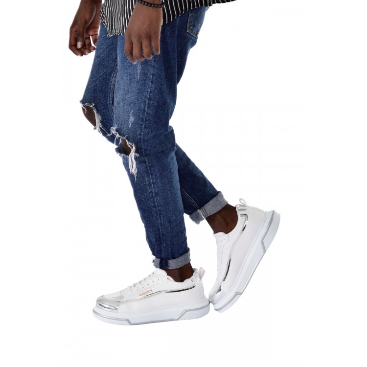 CH241 - CBT Signature Line Up Erkek Ayakkabı BEYAZ/GUMUS