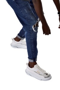 CH241 - CBT Signature Line Up Erkek Ayakkabı BEYAZ/GUMUS CH241 - CBT Signature Line Up Erkek Ayakkabı BEYAZ/GUMUS