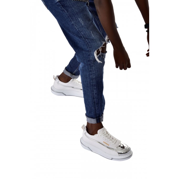 CH241 - CBT Signature Line Up Erkek Ayakkabı BEYAZ/GUMUS