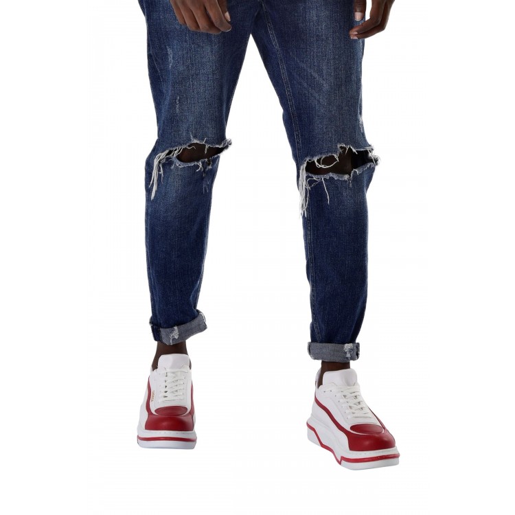 CH241 - CBT Signature Line Up Erkek Ayakkabı KIRMIZI / BEYAZ