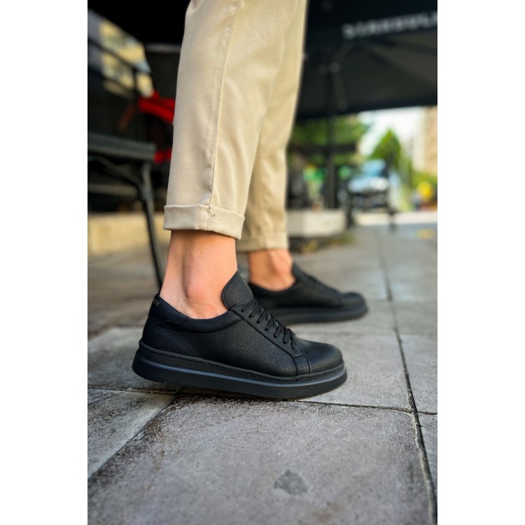 CH979 - Santoni CRT Spor Erkek Ayakkabı SIYAH CH979 - Santoni CRT Spor Erkek Ayakkabı SIYAH