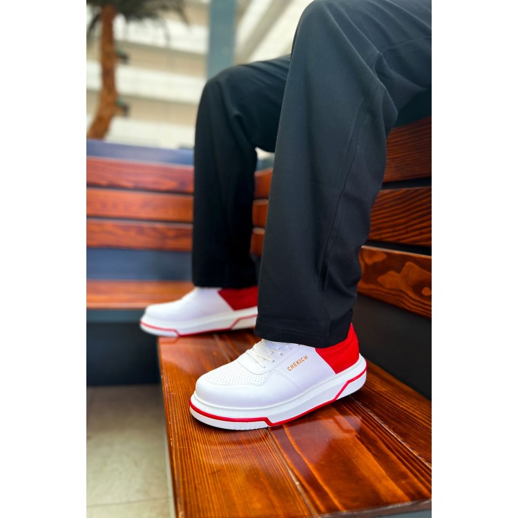 CH075 - CBT Signature Erkek Ayakkabı BEYAZ/KIRMIZI