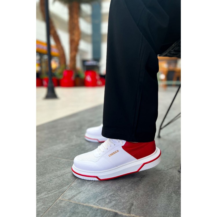 CH075 - CBT Signature Erkek Ayakkabı BEYAZ/KIRMIZI