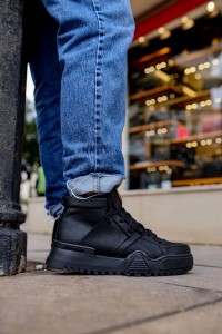 CH057 - GSST Ghost Line Erkek Bot SIYAH/SIYAH