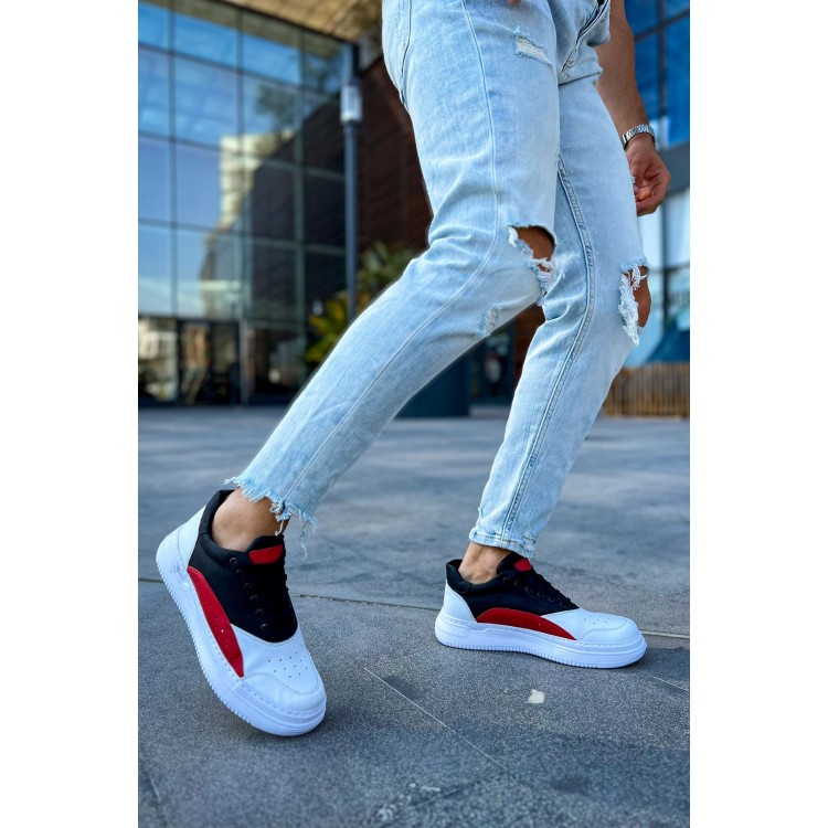 CH115 - CBT Literide Erkek Ayakkabı BEYAZ/KIRMIZI/SIYAH