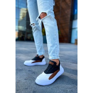 CH115 - CBT Literide Erkek Ayakkabı BEYAZ/TABA/SIYAH