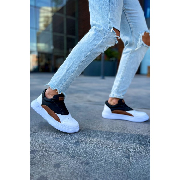 CH115 - CBT Literide Erkek Ayakkabı BEYAZ/TABA/SIYAH