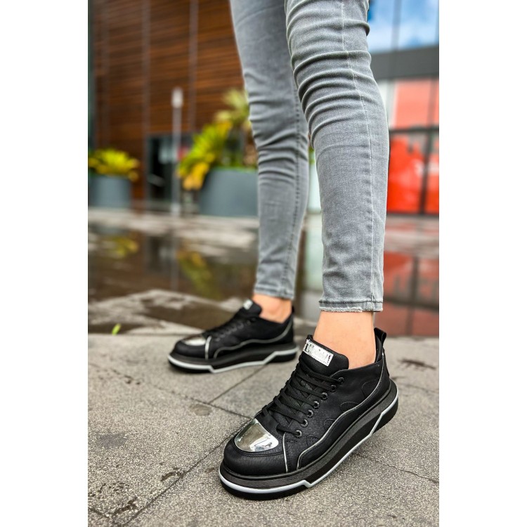 CH183 - CST Jet Setter Mirror  Erkek Ayakkabı SIYAH/GUMUS