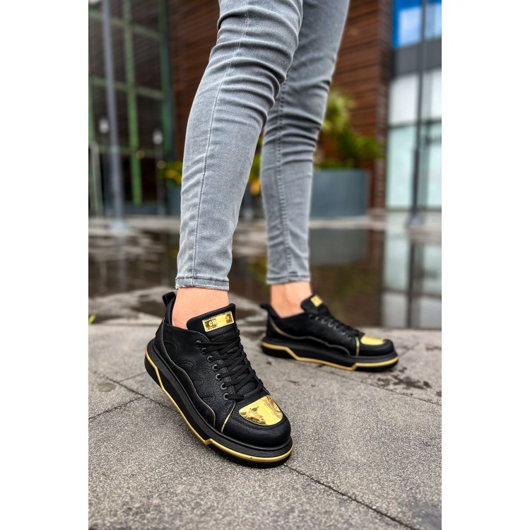 CH183 - CST Jet Setter Mirror  Erkek Ayakkabı SIYAH/ALTIN