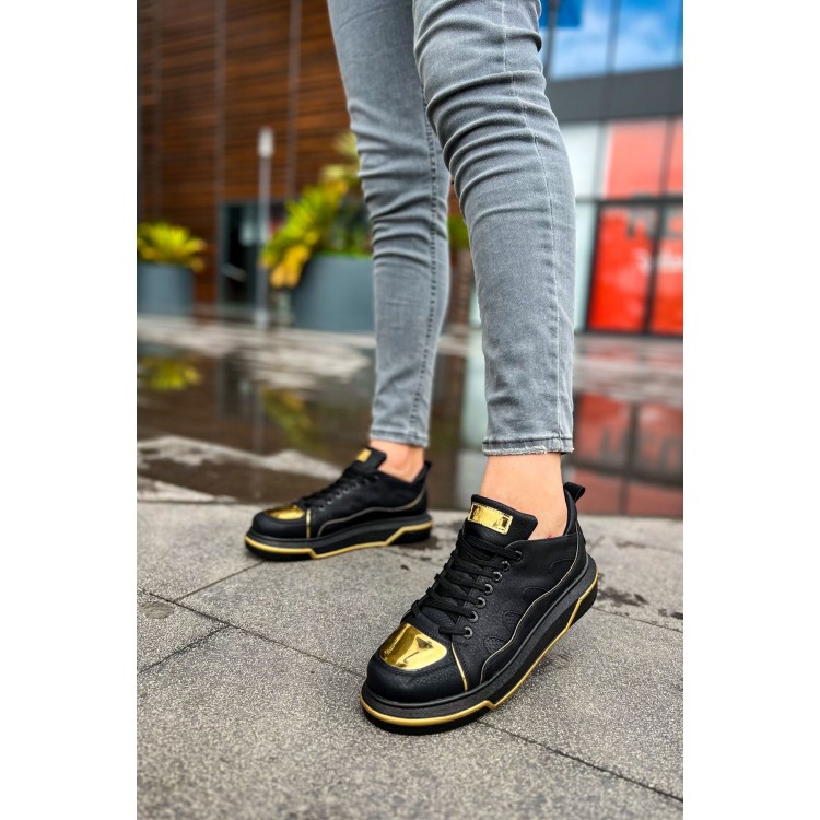 CH183 - CST Jet Setter Mirror  Erkek Ayakkabı SIYAH/ALTIN